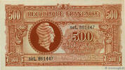 FRANCE 500 Francs MARIANNE fabrication anglaise FRANCE 500 Francs MARIANNE fabrication anglaise 1945 XF -