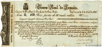 SPAIN 100 Pesos Fuerte SPAIN 100 Pesos Fuerte 1837 UNC- -