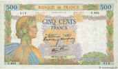 FRANCE 500 Francs LA PAIX FRANCE 500 Francs LA PAIX 1940 VF -