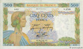 FRANCE 500 Francs LA PAIX FRANCE 500 Francs LA PAIX 1941 VF -