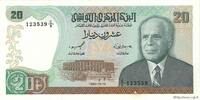 TUNISIA 20 Dinars TUNISIA 20 Dinars 1980 UNC- -