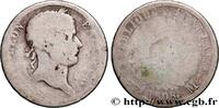 FRANCE 2 francs Napoléon Ier tête laurée, République fran PREMIER EMPIRE / FIRST FRENCH EMPIRE Toulouse 1808 (27mm, 8,91g, 6h) -