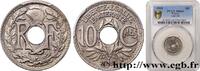 FRANCE 10 centimes Lindauer III REPUBLIC 1918 (21mm, 4g, 6h) -