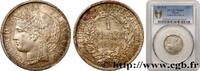 FRANCE 1 franc Cérès, IIIe République, petit A III REPUBLIC Paris 1872 (23,15mm, 5,0g, 6h) -