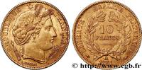 FRANCE 10 francs or Cérès, IIe République II REPUBLIC Paris 1851 (19mm, 3,22g, 6h) -