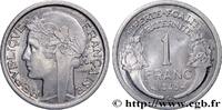 FRANCE 1 franc Morlon, légère PROVISIONAL GOVERNEMENT OF THE FRENCH REPUBLIC Castelsarrasin 1945 (23mm, 1,30g, 6h) -
