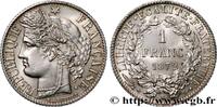 FRANCE 1 franc Cérès, IIIe République III REPUBLIC Bordeaux 1872 (23mm, 4,97g, 6h) -