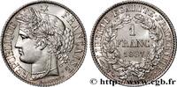 FRANCE 1 franc Cérès, IIIe République III REPUBLIC Paris 1887 (23mm, 5,02g, 6h) -