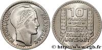 FRANCE 10 francs Turin, grosse tête PROVISIONAL GOVERNEMENT OF THE FRENCH REPUBLIC Beaumont-Le-Roger 1947 (26mm, 7,16g, 6h) -