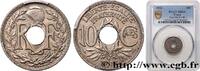 FRANCE 10 centimes Lindauer III REPUBLIC Paris 1924 (21mm, 4g, 6h) -