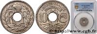 FRANCE 10 centimes Lindauer III REPUBLIC 1925 (21mm, 4g, 6h) -
