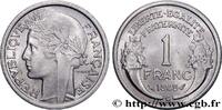 FRANCE 1 franc Morlon, légère PROVISIONAL GOVERNEMENT OF THE FRENCH REPUBLIC Castelsarrasin 1945 (23mm, 1,27g, 6h) -