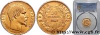 FRANCE 20 francs or Napoléon III, tête nue SECOND EMPIRE Paris 1860 (21mm, 6,45161 g, 6h) -