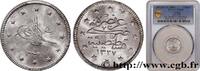 TURKEY 2 Kurush Muhammad V AH1327 / 1 TURKEY Constantinople 1909 (17,5mm, 2,60g, 12h) -