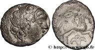 FRANCE Drachme au cavalier et au fleuron PICTONES / BITURIGES - MID-WESTERN, Unspecified c. 80-60 AC. (18mm, 2,60g, 5h) -