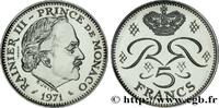 MONACO Essai de 5 Francs Rainier III MONACO Paris 1971 (29mm, g, 6h) -