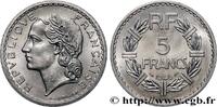 FRANCE 5 francs Lavrillier, aluminium PROVISIONAL GOVERNEMENT OF THE FRENCH REPUBLIC 1946 (31mm, 3,72g, h) -