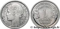FRANCE 1 Franc Morlon, légère PROVISIONAL GOVERNEMENT OF THE FRENCH REPUBLIC Castelsarrasin 1945 (23mm, 1,33g, 6h) -
