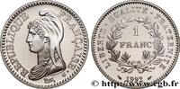 FRANCE Belle Épreuve 1 franc République COMMEMORATIVE COINS MONNAIE DE PARIS Paris 1992 (28mm, 15,55g, 6h) -
