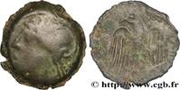 FRANCE Bronze lourd à l’aigle et au croissant GALLIA - CARNUTES (Beauce area) Chartres (28) c. 52 AC. (19,5mm, 5,27g, 9h) -