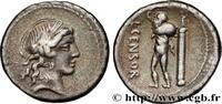 THE REPUBLIC (280 BC to 27 BC) Denier MARCIA Rome 82 AC. (17mm, 3,96g, 12h) -