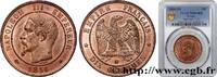 FRANCE Dix centimes Napoléon III, tête nue SECOND EMPIRE Strasbourg 1856 (30,17mm, 10,02g, 6h) -