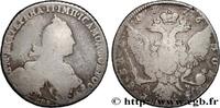 RUSSIA - CATHERINE II Rouble RUSSIA - CATHERINE II Saint-Pétersbourg 1776 (37mm, 22,61g, 12h) -