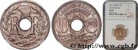 FRANCE 10 centimes Lindauer III REPUBLIC 1921 (21mm, 4g, 6h) -