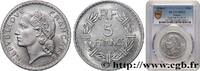FRANCE 5 francs Lavrillier, aluminium PROVISIONAL GOVERNEMENT OF THE FRENCH REPUBLIC Castelsarrasin 1946 (31mm, g, 6h) -