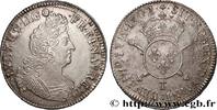 FRANCE Demi-écu aux insignes LOUIS XIV THE SUN KING Nantes 1702 (34,5mm, 13,37g, 6h) -