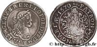 HUNGARY 6 Kreuzer Léopold Ier d’Autriche HUNGARY Kremnitz 1670 (26,0mm, 2,01g, 12h) -
