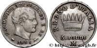 ITALY - KINGDOM OF ITALY - NAPOLEON I 5 Soldi Napoléon Empereur et Roi d’Italie ITALY - KINGDOM OF ITALY - NAPOLEON I Milan - M 1811 (15mm, 1,22g, 6h) -
