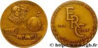 FRANCE Médaille, 50e anniversaire, Employers Reinsurance ASSURANCES 1964 (102mm, 477,68g, 12h) -