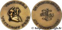 FRANCE Médaille, A l’occasion de la mise en service de la ASSURANCES (1954) (59,5mm, 72,31g, 12h) -