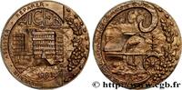 FRANCE Médaille, 75e anniversaire de la RICEB ASSURANCES 1981 (70,5mm, 156,11g, 12h) -