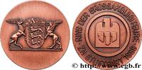 FRANCE Médaille, ZN Stuttgart ASSURANCES 1989 (36,5mm, 18,40g, 12h) -