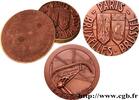 FRANCE Médaille pour la ligne SNCF Paris - Bruxelles TRANSPORTS 1963 (79mm, 363,67g, 12h) -
