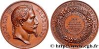 FRANCE Médaille, Concours général d’animaux de boucherie AGRICULTURE 1868 (50,5mm, 55,58g, 12h) -