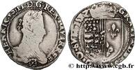 FRANCE Demi-franc NAVARRE - KINGDOM OF NAVARRE - HENRY III Saint-Palais 1582 (28,5mm, 6,3g, 10h) -