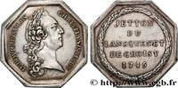 FRANCE Cercle de jeu du Lansquenet de Choisy - REFRAPPE SPECTACLES : CIRQUE, THÉATRE, CINÉMA, JEUX 1745 (33mm, 12,82g, 12h) -