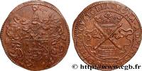 FRANCE J. MADOETS - Trésorier de la ville DIX-SEPT PROVINCES DES PAYS-BAS Bruxelles 1676 (30mm, 8,04g, 4h) -