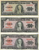 CUBA 100 Pesos Lot CUBA 100 Pesos Lot 1950 VF - XF -