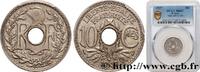 FRANCE 10 centimes Lindauer III REPUBLIC 1937 (21mm, 4g, 6h) -