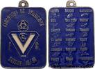 FRANCE Médaille, Girondins de Bordeaux SPORTS 1989-1990 (67,5mm, 46,02g, 12h) -