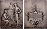 FRANCE Plaquette, La Mutuelle du Bâtiment ASSURANCES 1924 (70,5mm, 133,72g, 12h) -