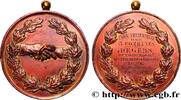 FRANCE Médaille, Union fraternelle des 3 communes ASSURANCES 1886 (68mm, 101,70g, 12h) -