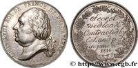FRANCE Médaille, Mariage secret entre Ed. et P. D. AMOUR ET MARIAGE 1816 (26,5mm, 10,40g, 12h) -