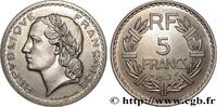 FRANCE Essai de 5 francs Lavrillier, poids léger IV REPUBLIC Paris 1947 (31,04mm, 11,08g, 6h) -