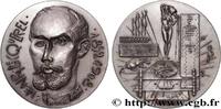 FRANCE Médaille, Henri Becquerel, n°56 SCIENCES & SCIENTIFIQUES Monnaie de Paris n.d. (69,5mm, 198,40g, 12h) -