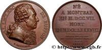 FRANCE Médaille, Georges-Louis Leclerc de Buffon GALERIE MÉTALLIQUE DES GRANDS HOMMES FRANÇAIS 1817 (40,5mm, 36,68g, 12h) -